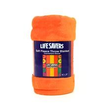 Load image into Gallery viewer, LIFESAVERS Throw Fleece Blanket 60"x48"