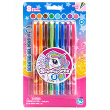 Load image into Gallery viewer, Scenticorns® Scented Stationery Gel Pen with grip - 8ct