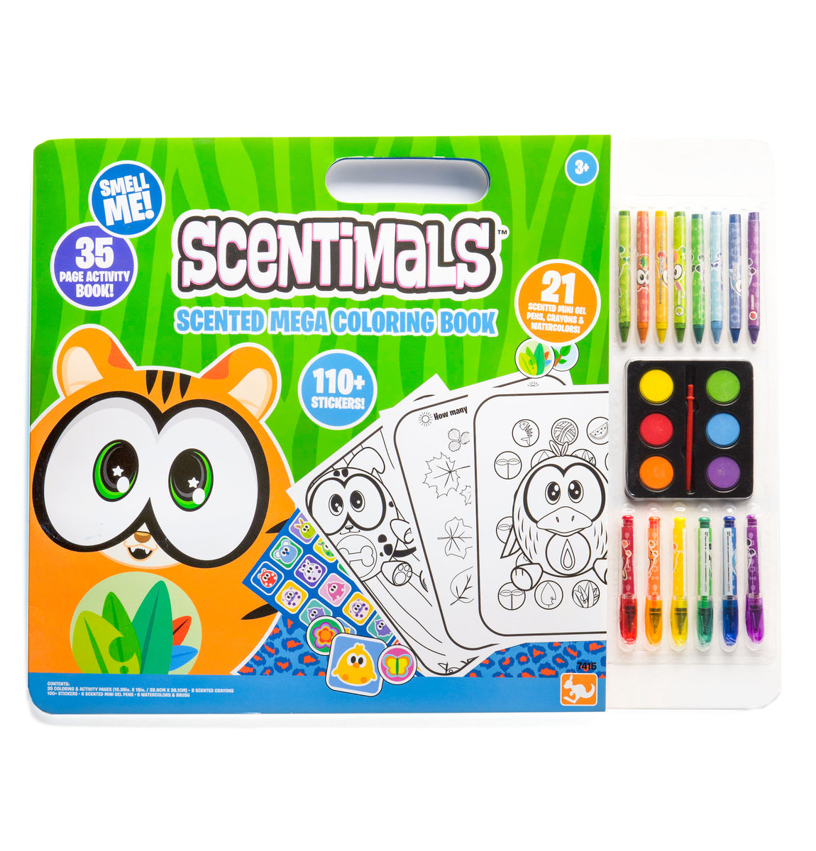 Scentimals Coloring Book and 10ct Gel Pens – Kangaru Toys and