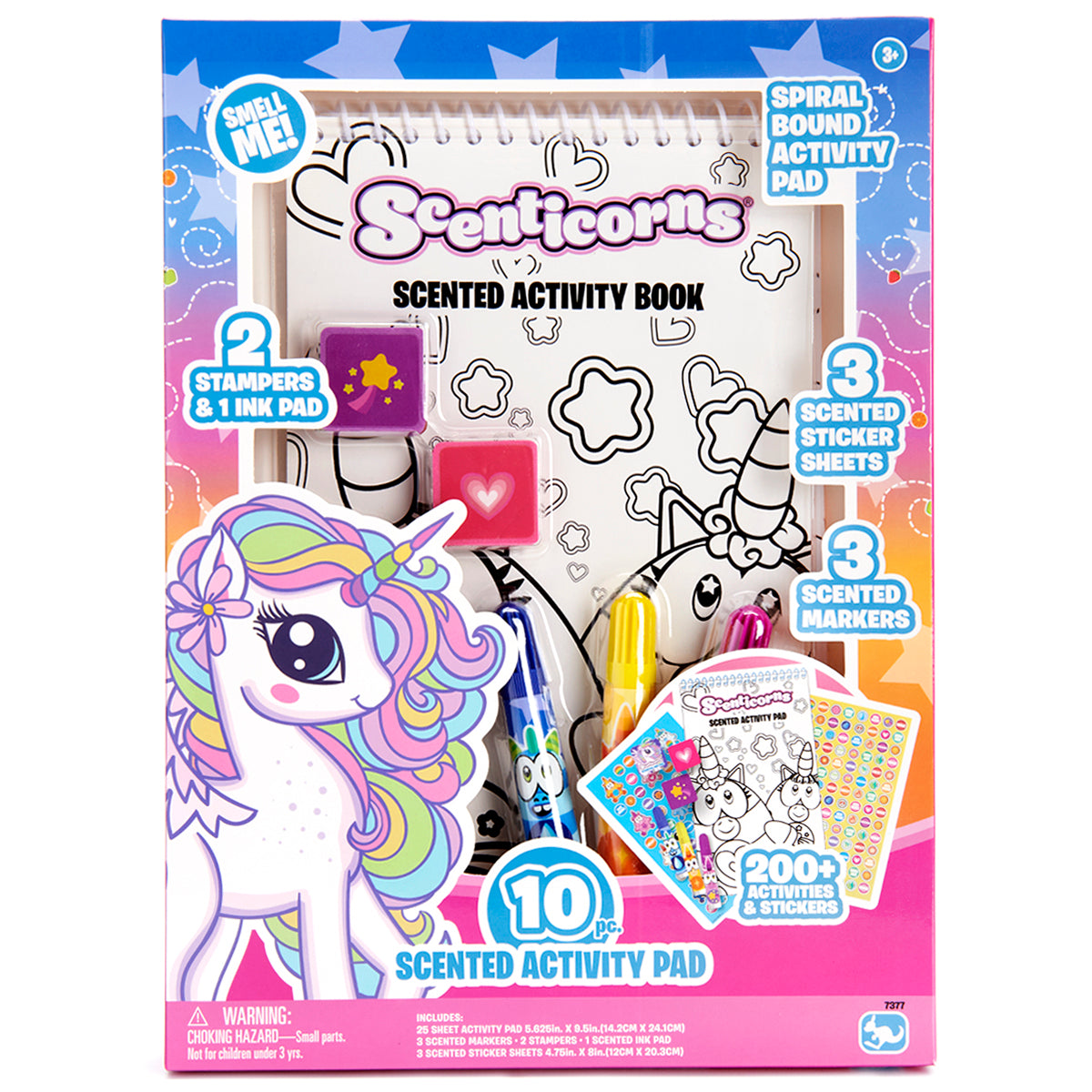 Scenticorns® Scented Stationery Spiral Activity Book