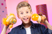 Load image into Gallery viewer, Plush Sensory Toys - Bubble Bellies - Dog and lion