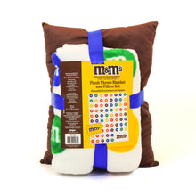 Cargar imagen en el visor de la galería, M&amp;M&#39;s Fleece Throw and Rectangular Pillow Combo
