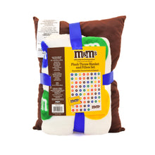 Cargar imagen en el visor de la galería, M&amp;M&#39;s Fleece Throw and Rectangular Pillow Combo
