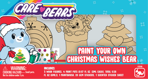 Care Bears Paint Your Own Wood Christmas Bears 3pk