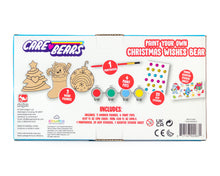 Cargar imagen en el visor de la galería, Care Bears Paint Your Own Wood Christmas Bears 3pk
