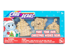 Load image into Gallery viewer, Care Bears Paint Your Own Wood Christmas Bears 3pk
