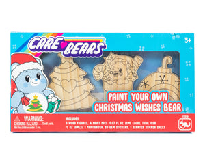 Care Bears Paint Your Own Wood Christmas Bears 3pk