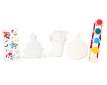 Cargar imagen en el visor de la galería, Care Bears Paint Your Own Plaster Christmas Bears 3pk
