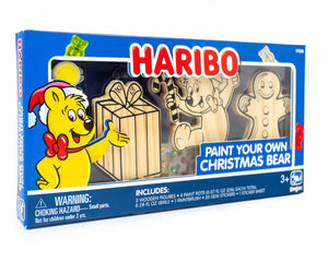 Haribo Paint Your Own Wood Christmas Bears 3pk