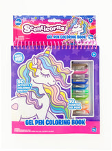 将图片加载到图库查看器，Scenticorns® Coloring Book and  10ct Gel Pens
