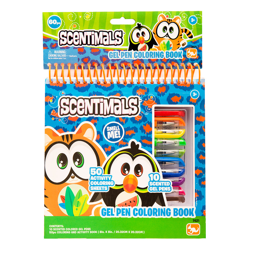Scentimals Coloring Book and 10ct Gel Pens – Kangaru Toys and Stationery