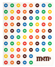 将图片加载到图库查看器，M&amp;M’S Throw Fleece Blanket 60&quot;x48&quot;
