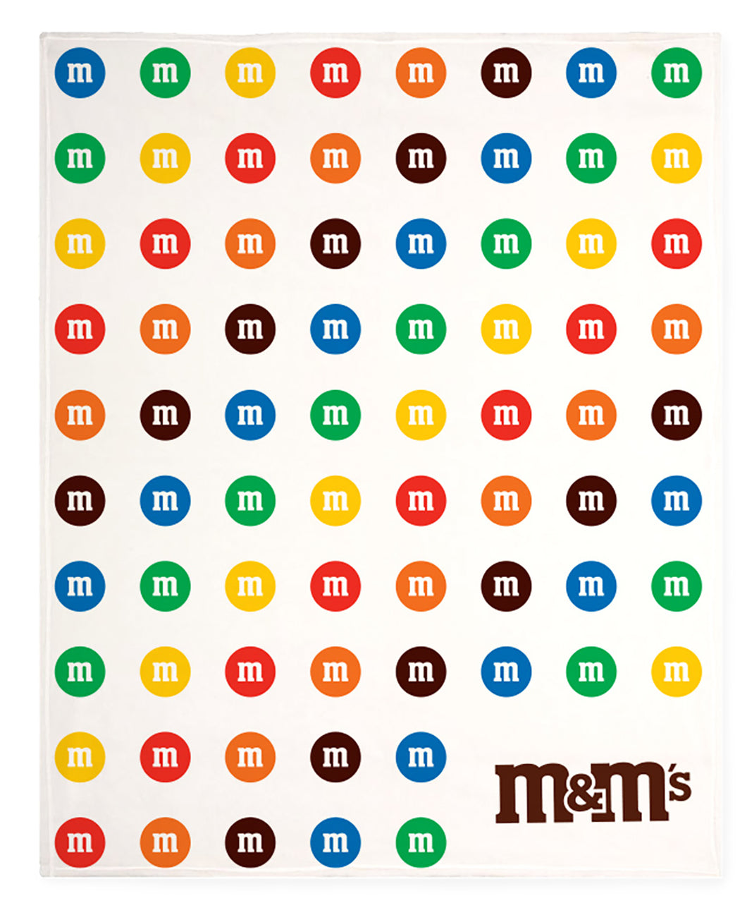 M&M’S Throw Fleece Blanket 60