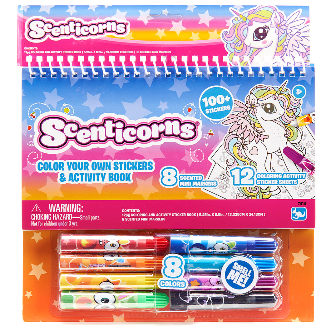 Scenticorns® Color You Own Stickers & Activity Book – Kangaru Toys