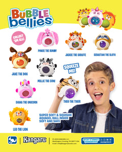 Plush Sensory Toys - Bubble Bellies - collect them all