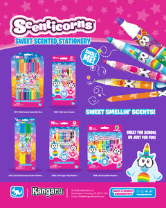 Scenticorns® Scented Stationery Broad line Markers 8ct.